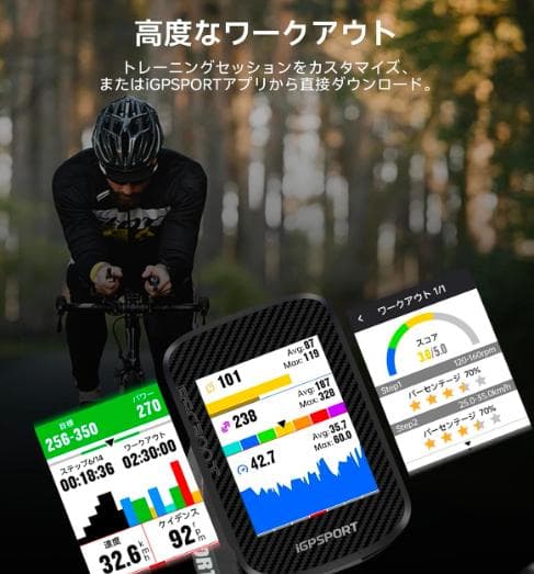 新品未開封【IGPSPORT】BSC300T型サイコン（タッチスクリーン搭載）