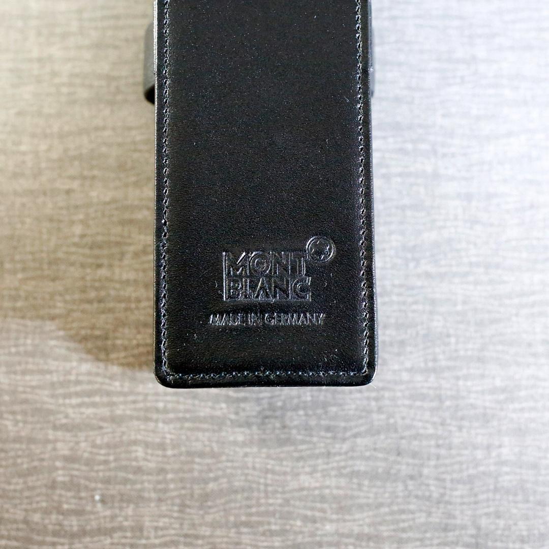 【美品 送料込み】モンブラン 革製 ペンケース