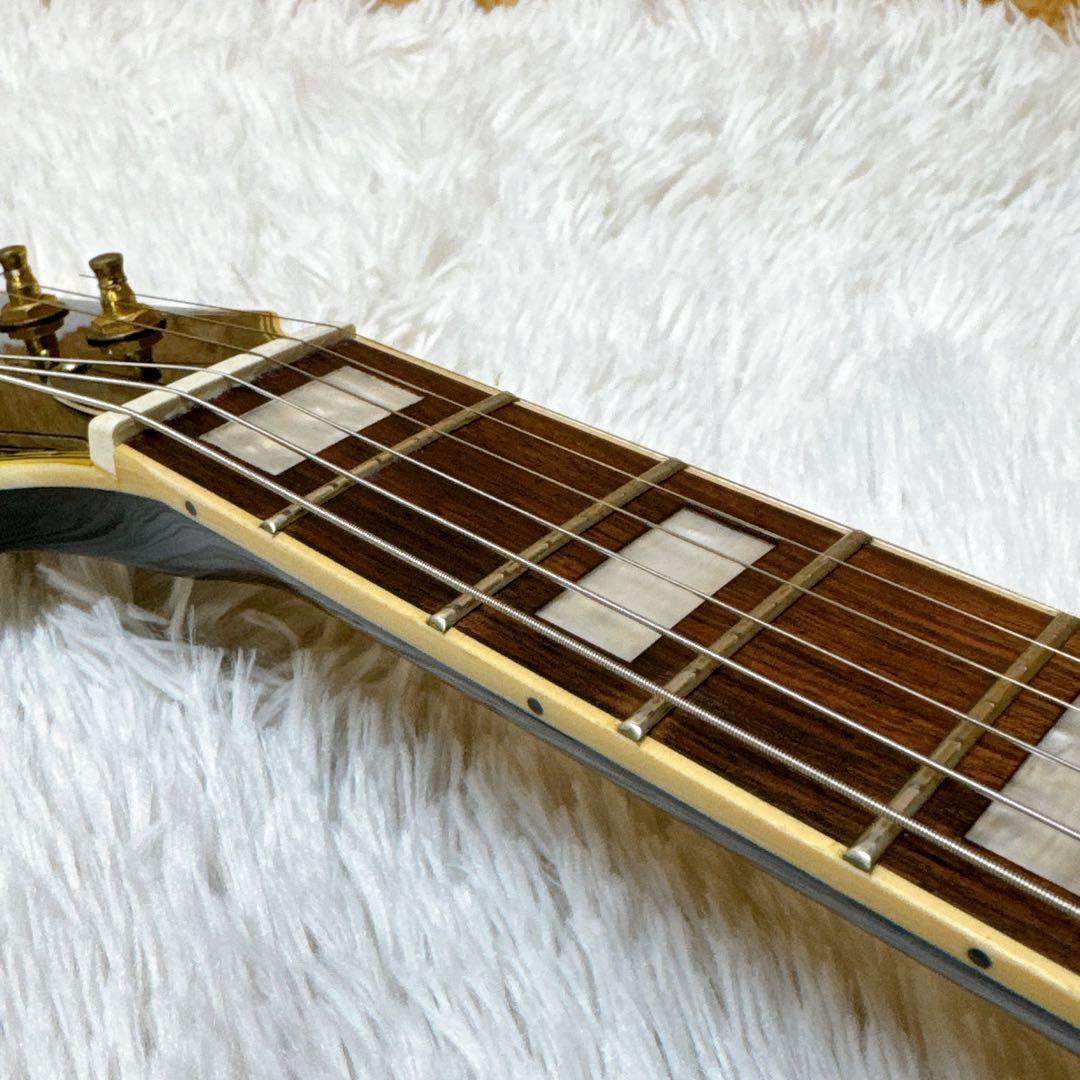 EDWARDS E-LP-50CM ミニギター レスポールカスタム アンプ内蔵