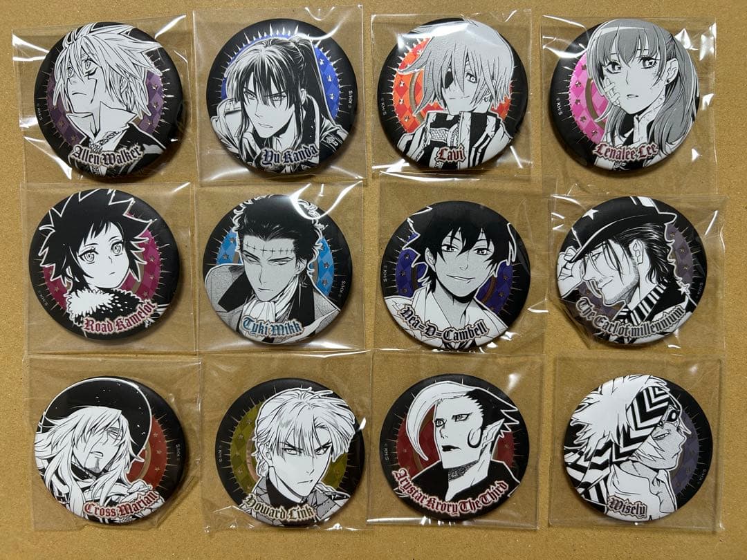 D.Gray-man JumpShop缶バッジ 全種セット