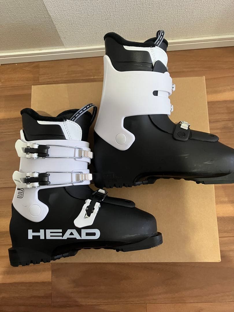 HEAD ジュニアスキーブーツ　ブラック×ホワイト　サイズ24.5