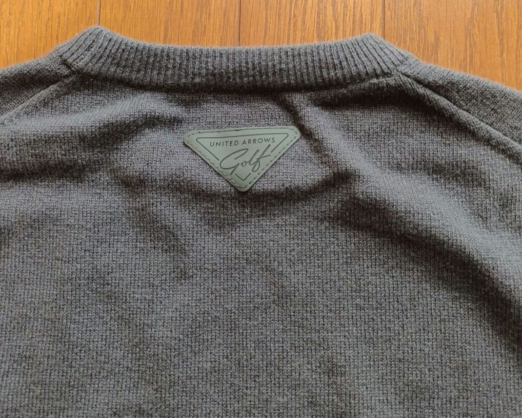 ユナイテッドアローズゴルフ　カシミヤ　ニット　セーター　【ドライクリーニング済】