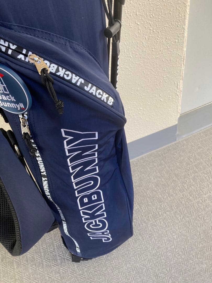 JACK BUNNY!! キャディバッグ ネイビー 7型/スタンド式