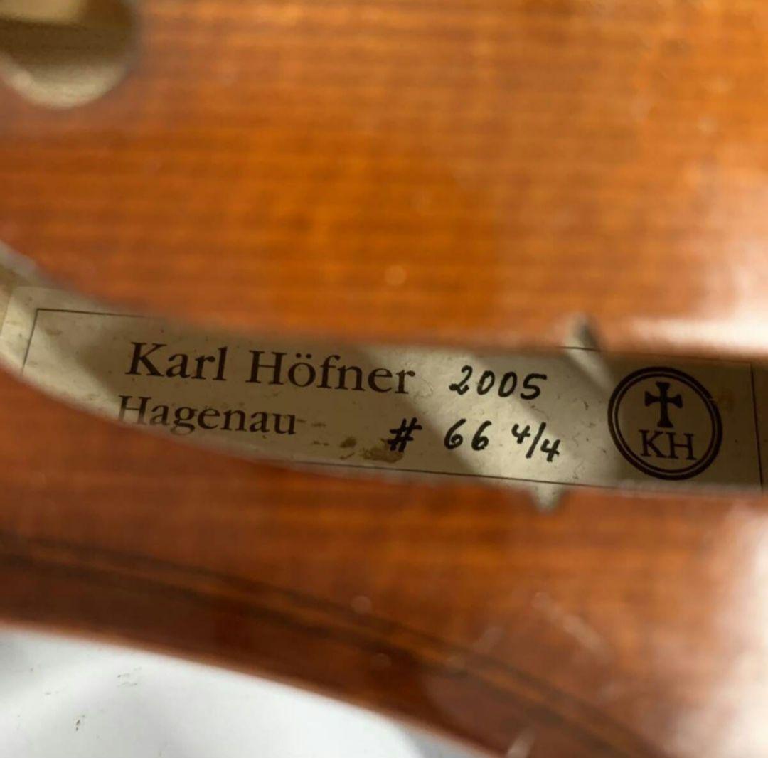 ドイツ 高級バイオリン カールヘフナー Karl Hofner KH66 4/4