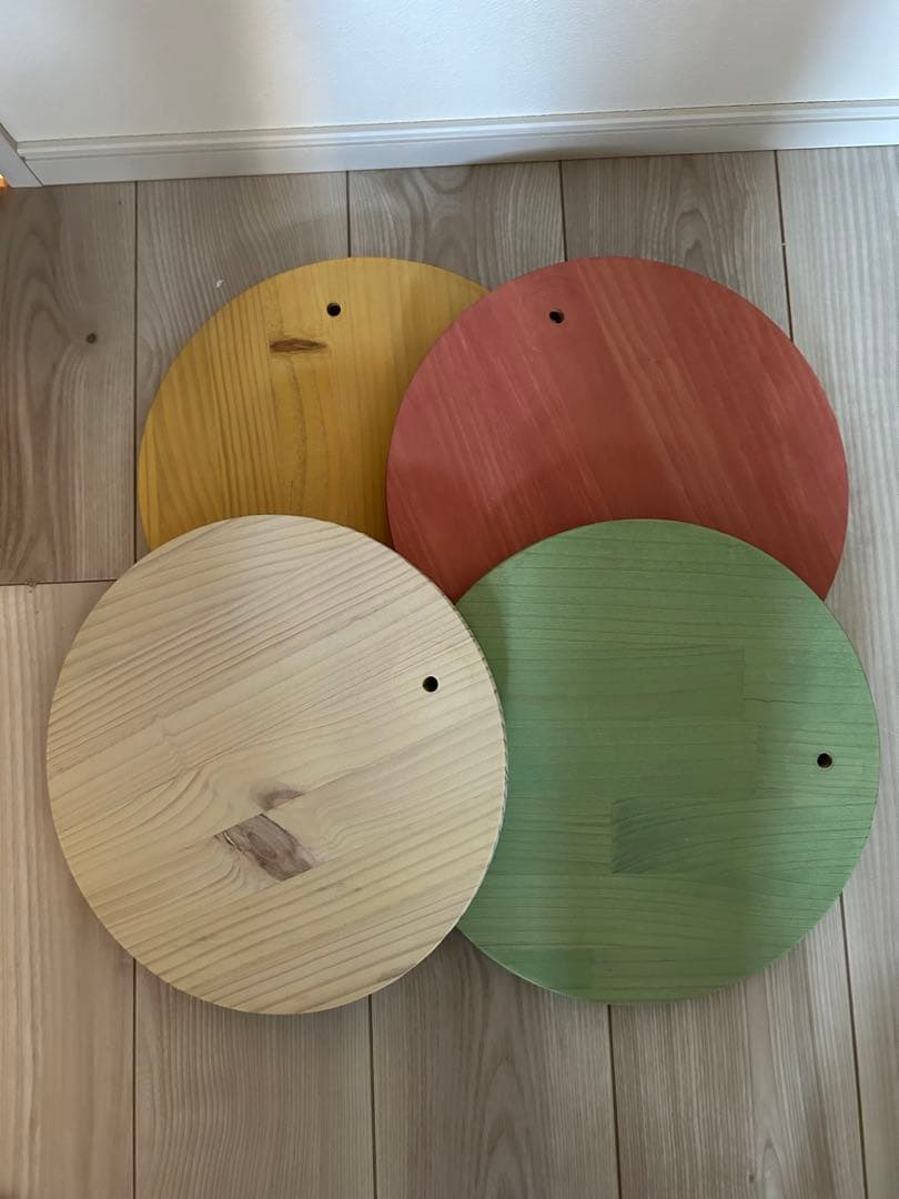 多色 木製 突っ張り型キャットタワー