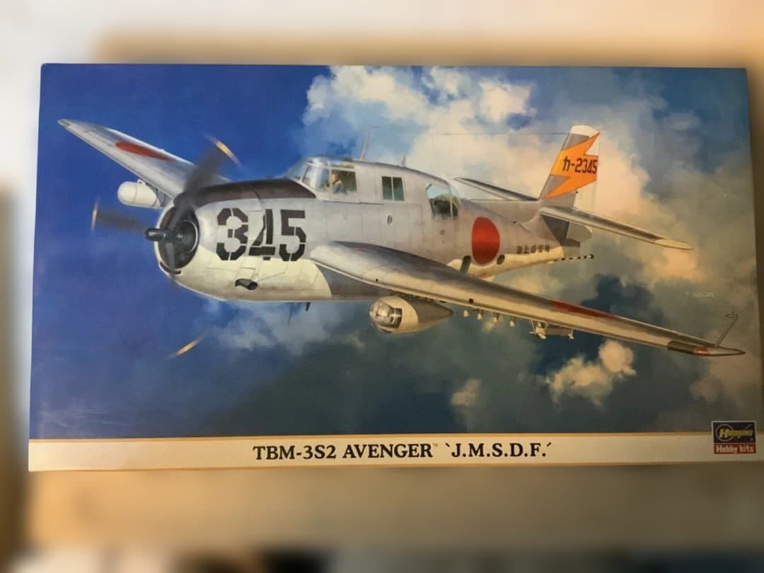 TBM3 アベンジャー 1/72 プラモデル 3種類　ハセガワ他　海自デカール