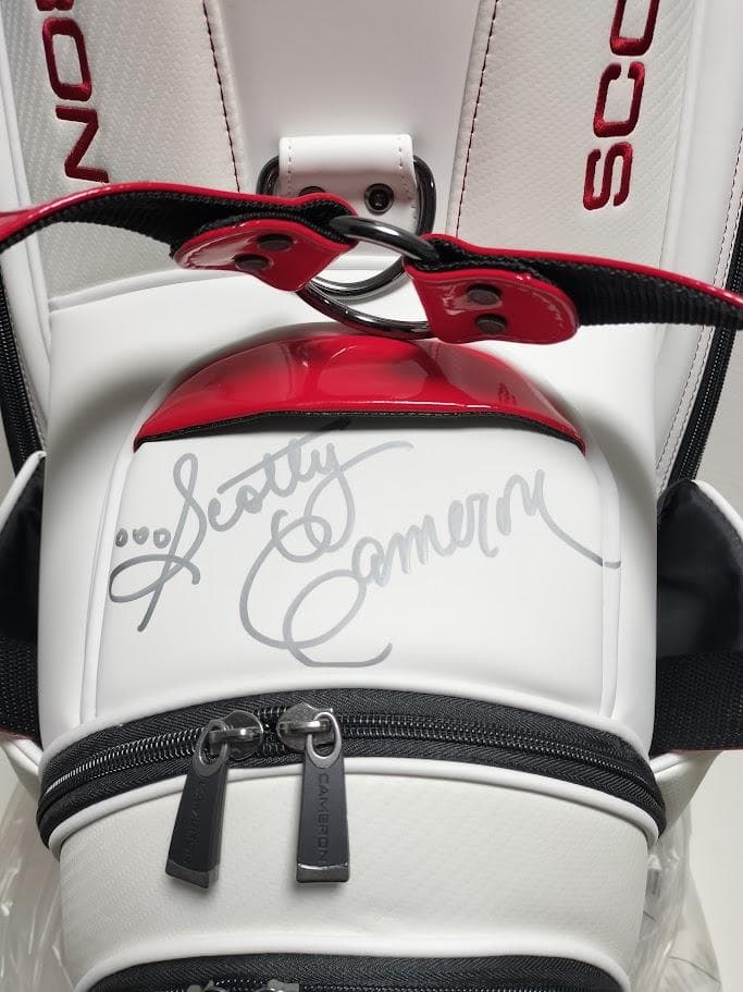 【サイン入り/未使用】スコッティキャメロン キャディバッグ