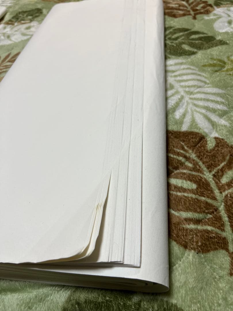 手漉き画仙紙 サイズ 約70㎝×140㎝)書き味良新品中古現状品のみ80枚