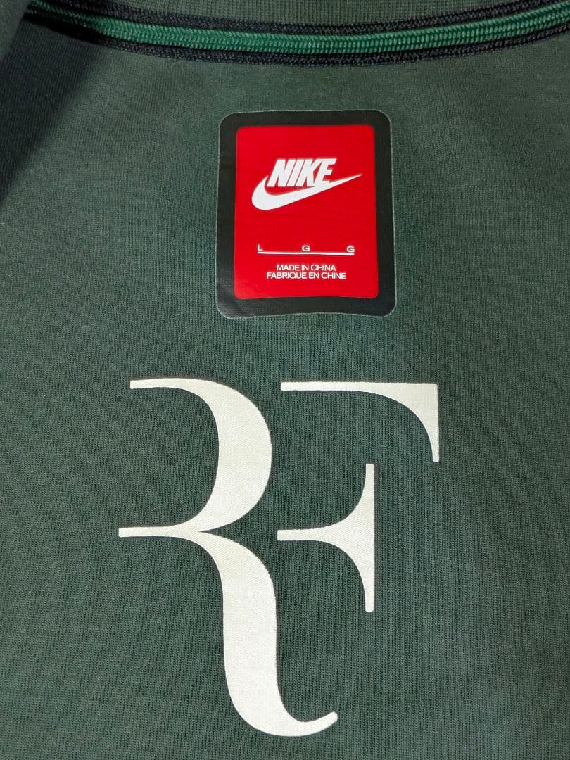 NIKE ナイキ フェデラー　RF トラックジャケット　Ｌ グリーン テニス