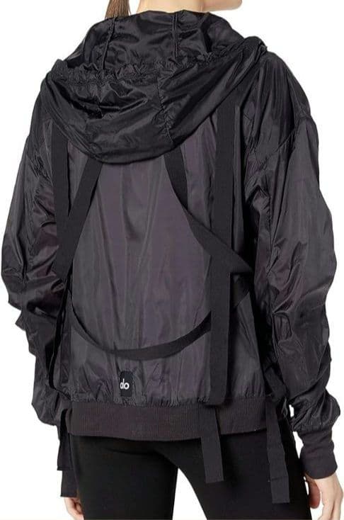 【✨新品✨】ALO YOGA◎スウェイジャケット ヴィンテージ パーカー 黒