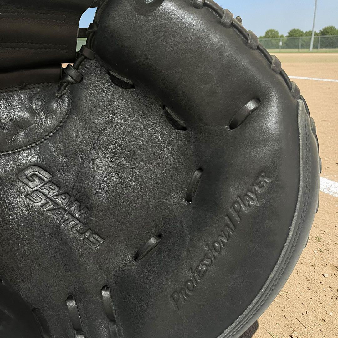 ZETT グランステイタス キャッチャーミット 軟式 少年野球 矢野モデル 黒