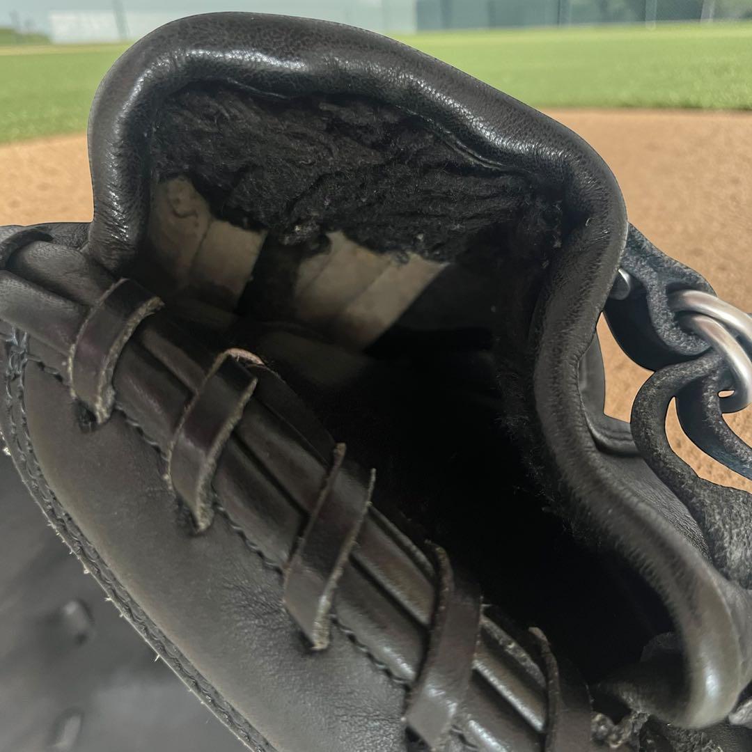 ZETT グランステイタス キャッチャーミット 軟式 少年野球 矢野モデル 黒