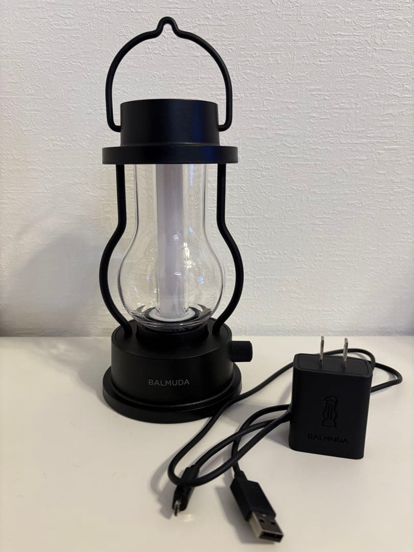 バルミューダ ランタン ブラック BALMUDA LEDランタン 充電式 美品
