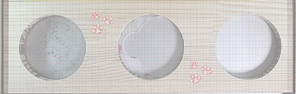 ちょこあいす　　フードスタンド3つ穴　オーダー