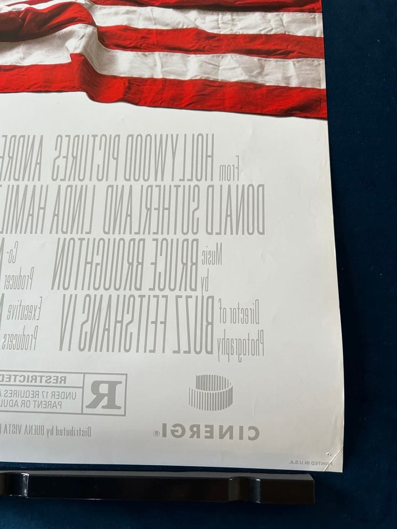 影の陰謀　USオリジナル映画ポスター