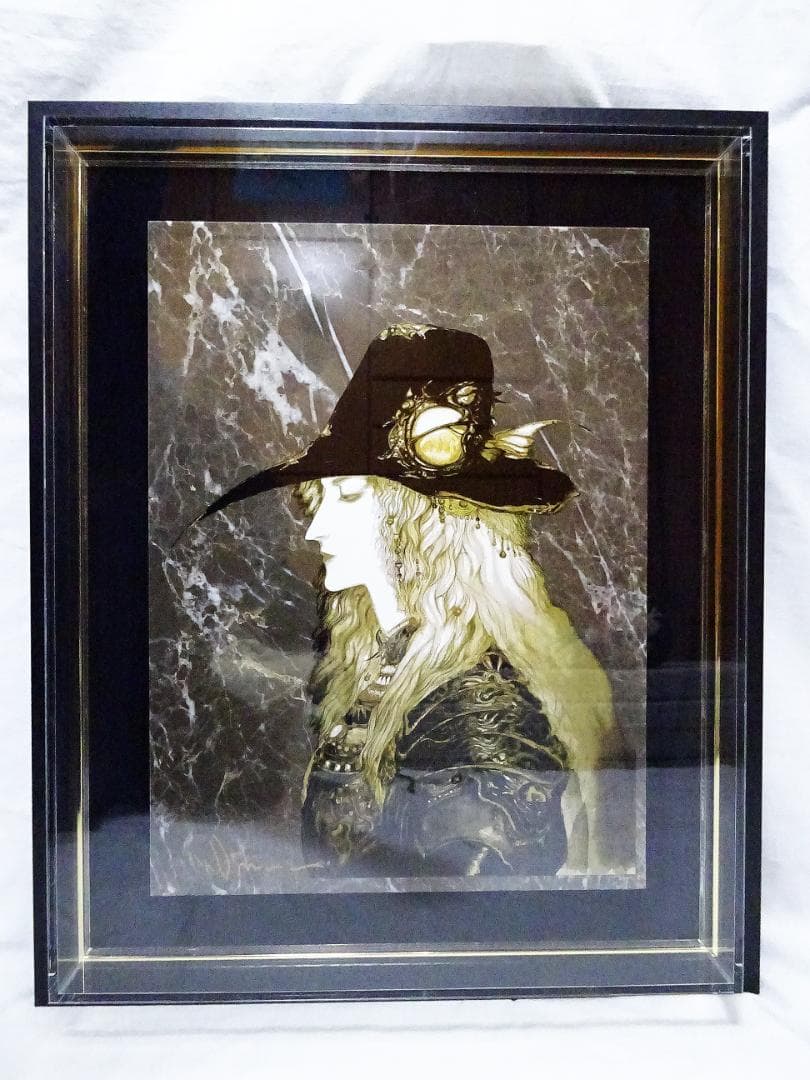 #天野喜孝 #大理石 #肖像 #吸血鬼ハンターD #共箱 #アールビバン保証書