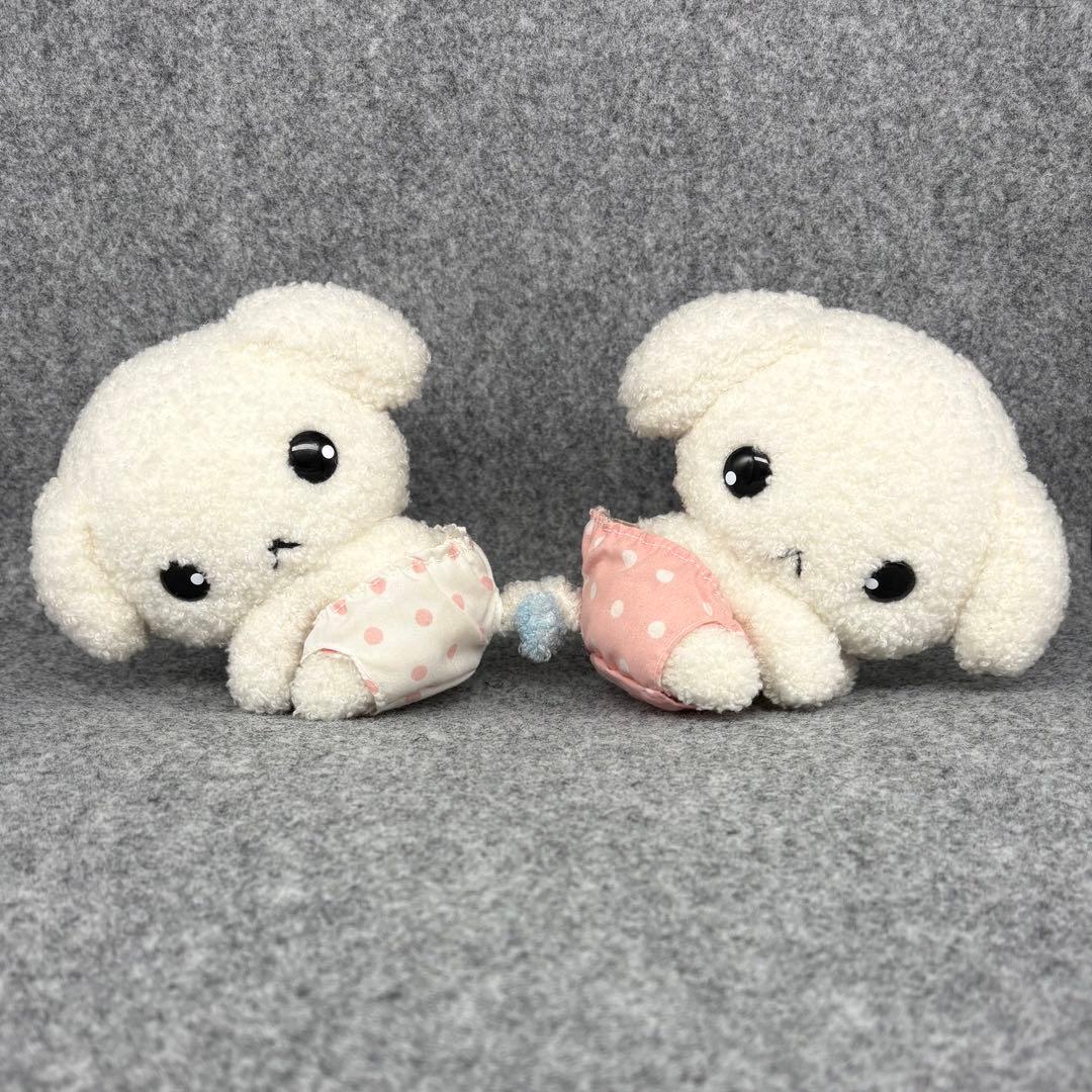 ぶるぶるどっぐ ぬいぐるみ 赤ちゃん 2匹