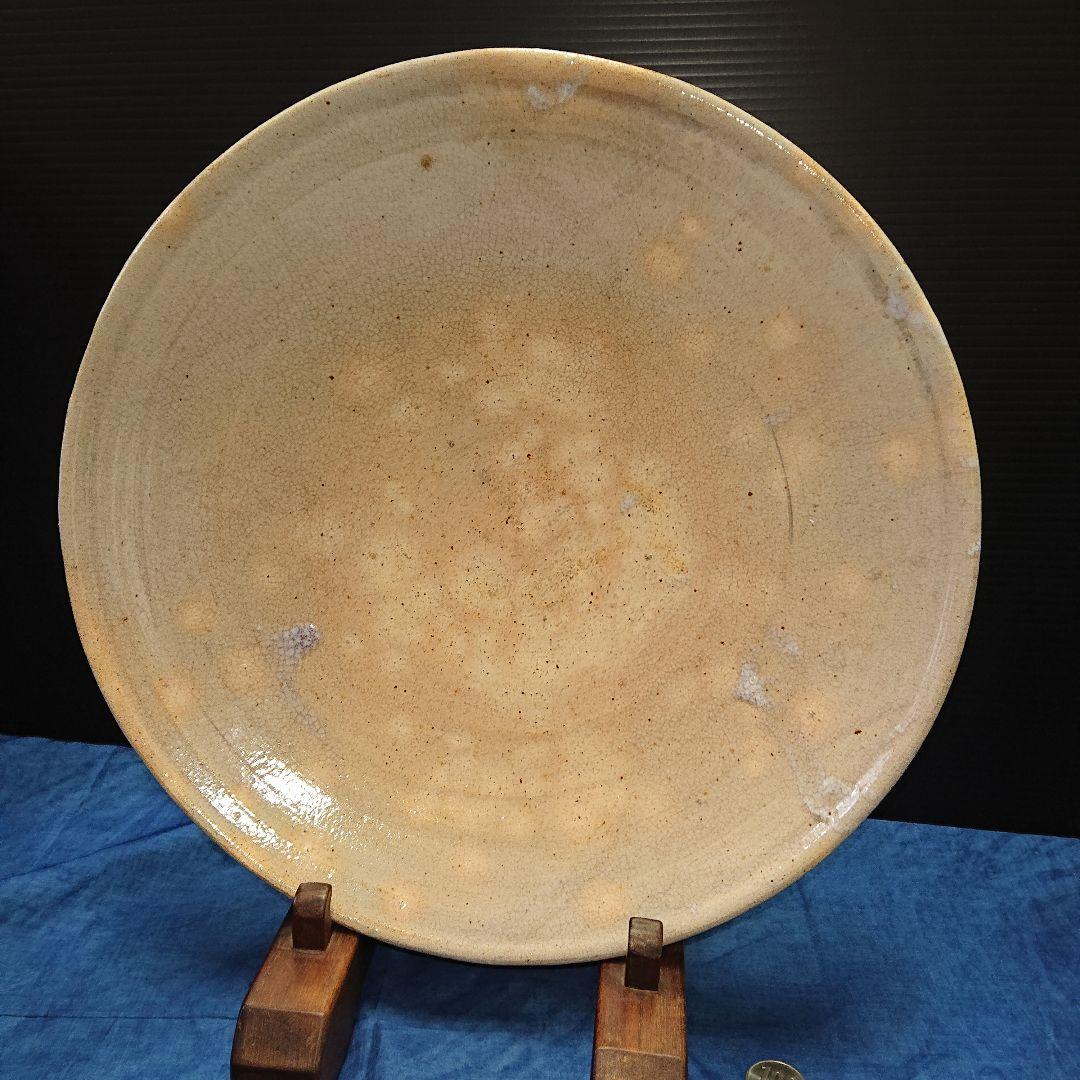 萩焼き、大皿、