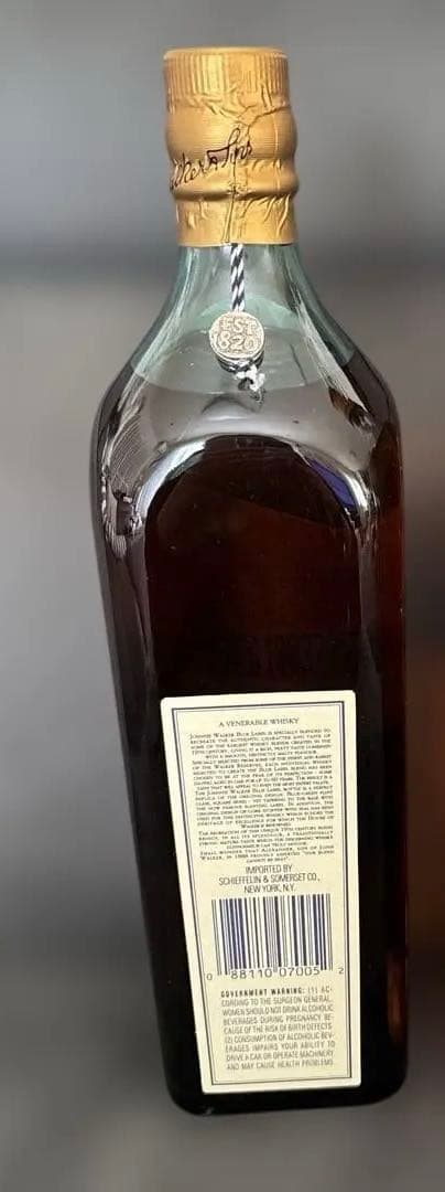 ウイスキー Johnnie Walker Blue Label & Red Label