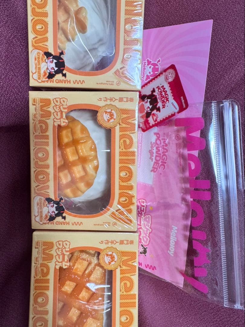 Mellojoy クリームワッフル（さんかく、まる、スクエア）3種セット