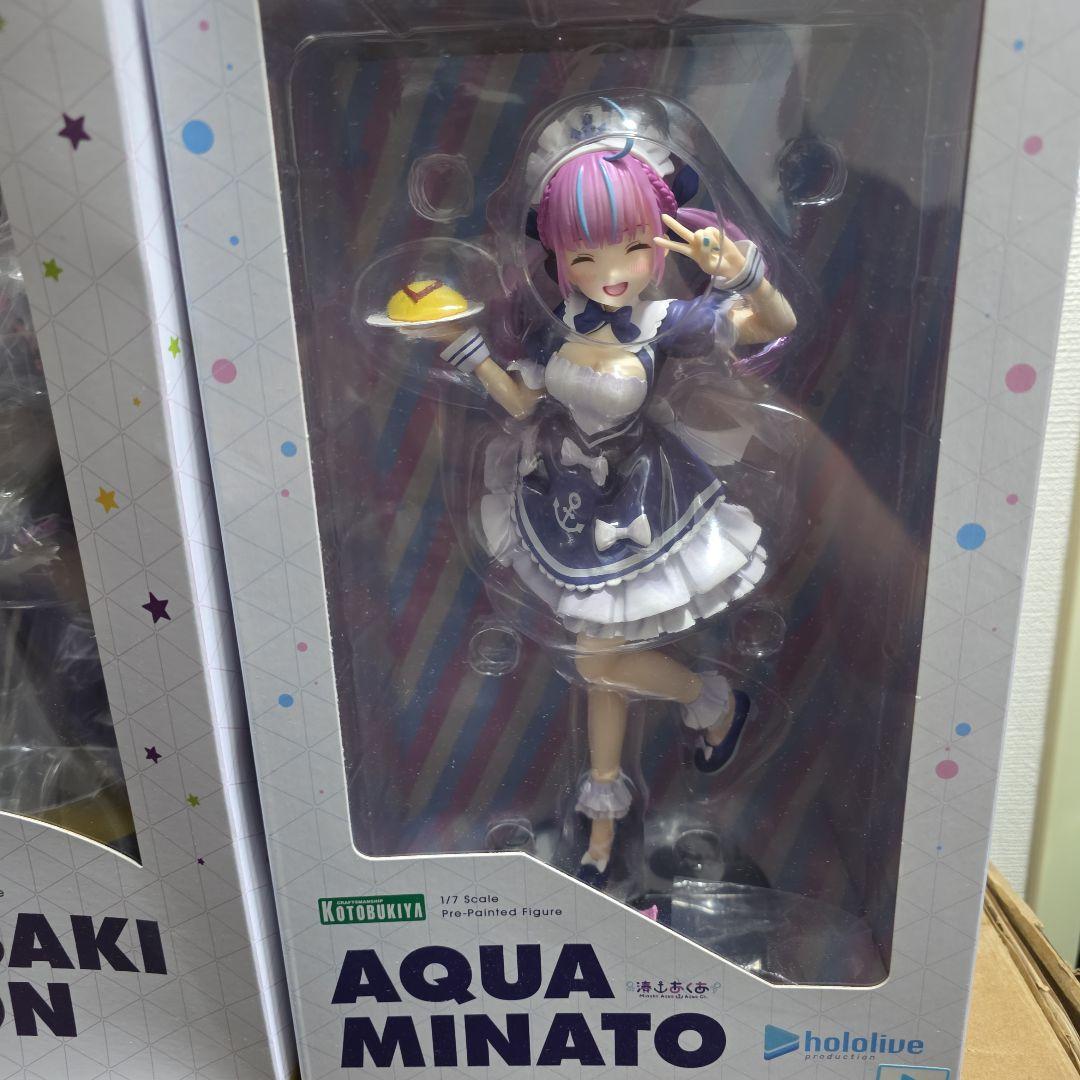 ホロライブ 紫咲シオン 湊あくあ 塩水 フィギュアセット