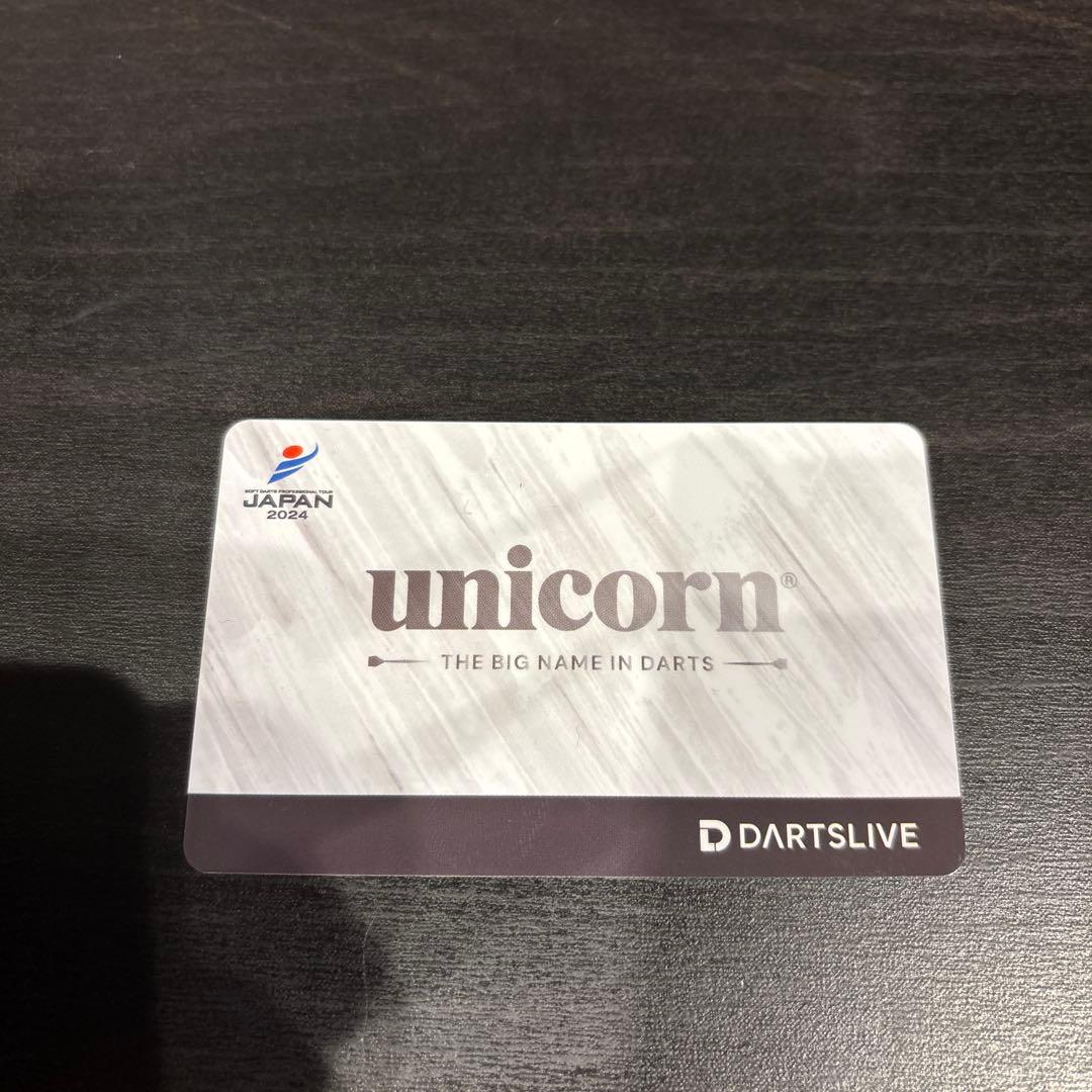 DARTSLIVE unicorn ダーツライブカード　トランプ付