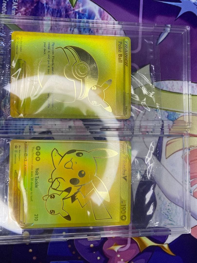 美品25th ポケカPikachu V Poké Ball ピカチュウ　英語