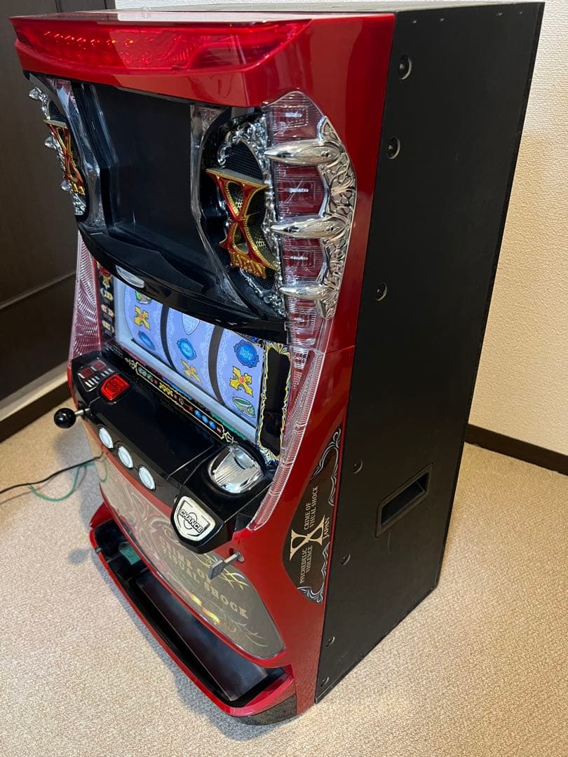 送料込 スロット実機(家庭用電源対応済・不要機付)　XJAPAN強行突破