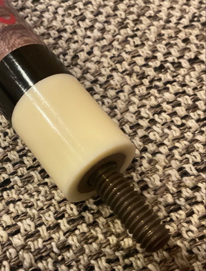 猫　ビリヤード キュー　ノーラップ　オールド アダム　ストレート キュー　18山