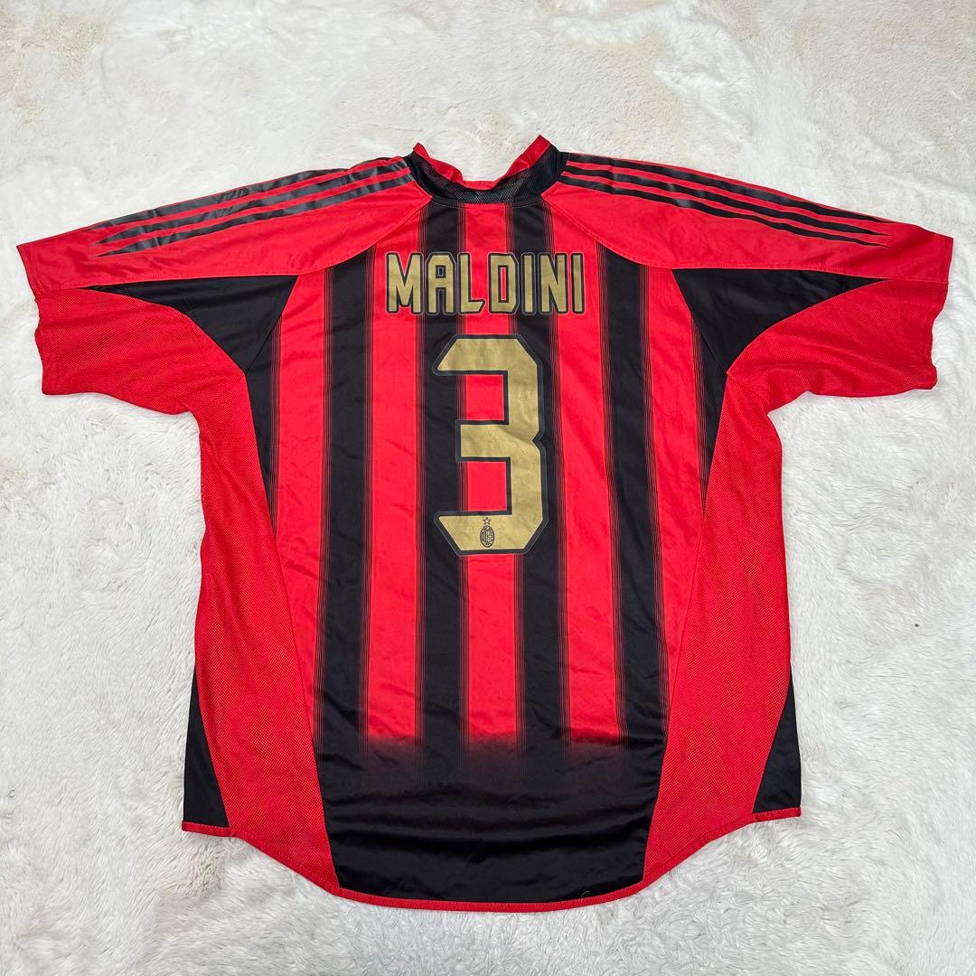 美品✨2XL ACミラン マルディーニ ユニフォーム 3アディダス ブロークコア