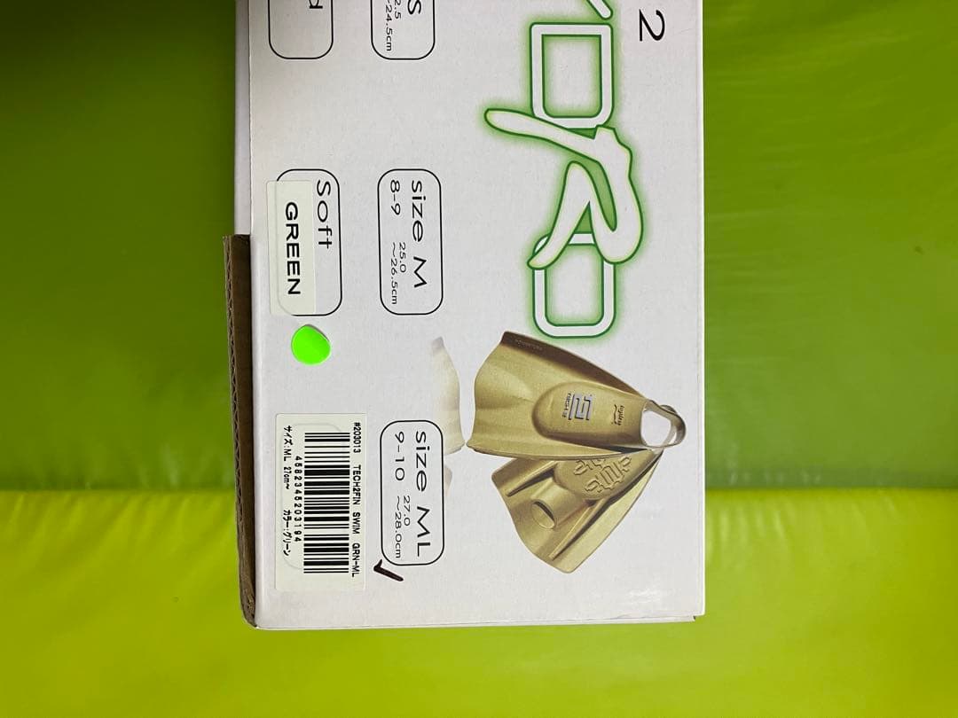 【水泳】 ソルテック ハイドロ テック２ フィン　MLサイズ