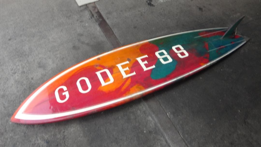 ビンテージ サーフボード Godeess ゴッデス シングルフィン