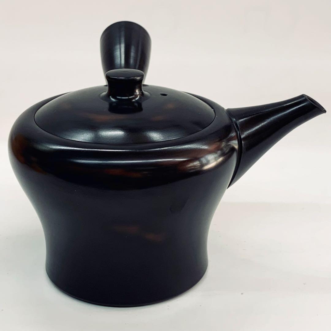 【茶注27 黒泥　瓶子型　研ぎ出し】榊原賢治　共箱