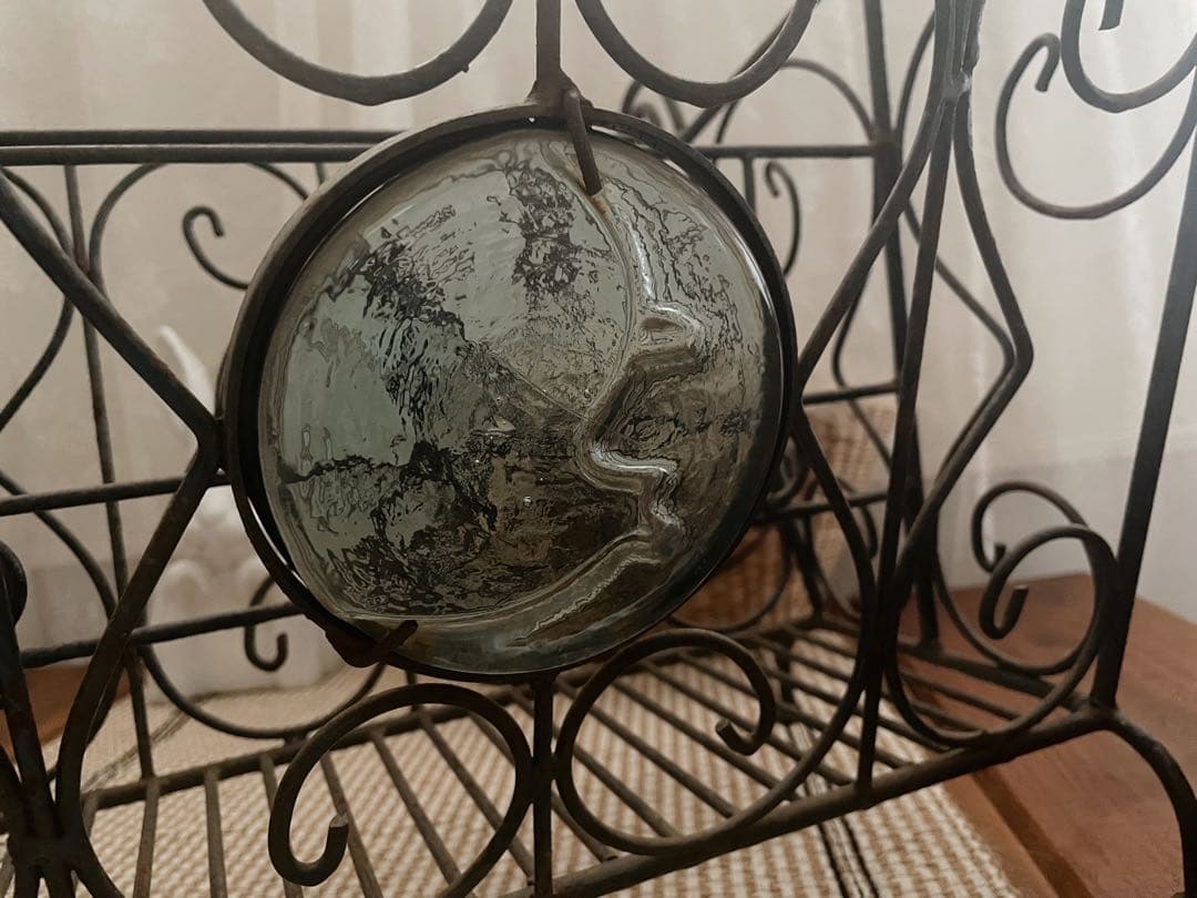 鉄製フランスの古い本立て フランスアンティーク フランスヴィンテージ