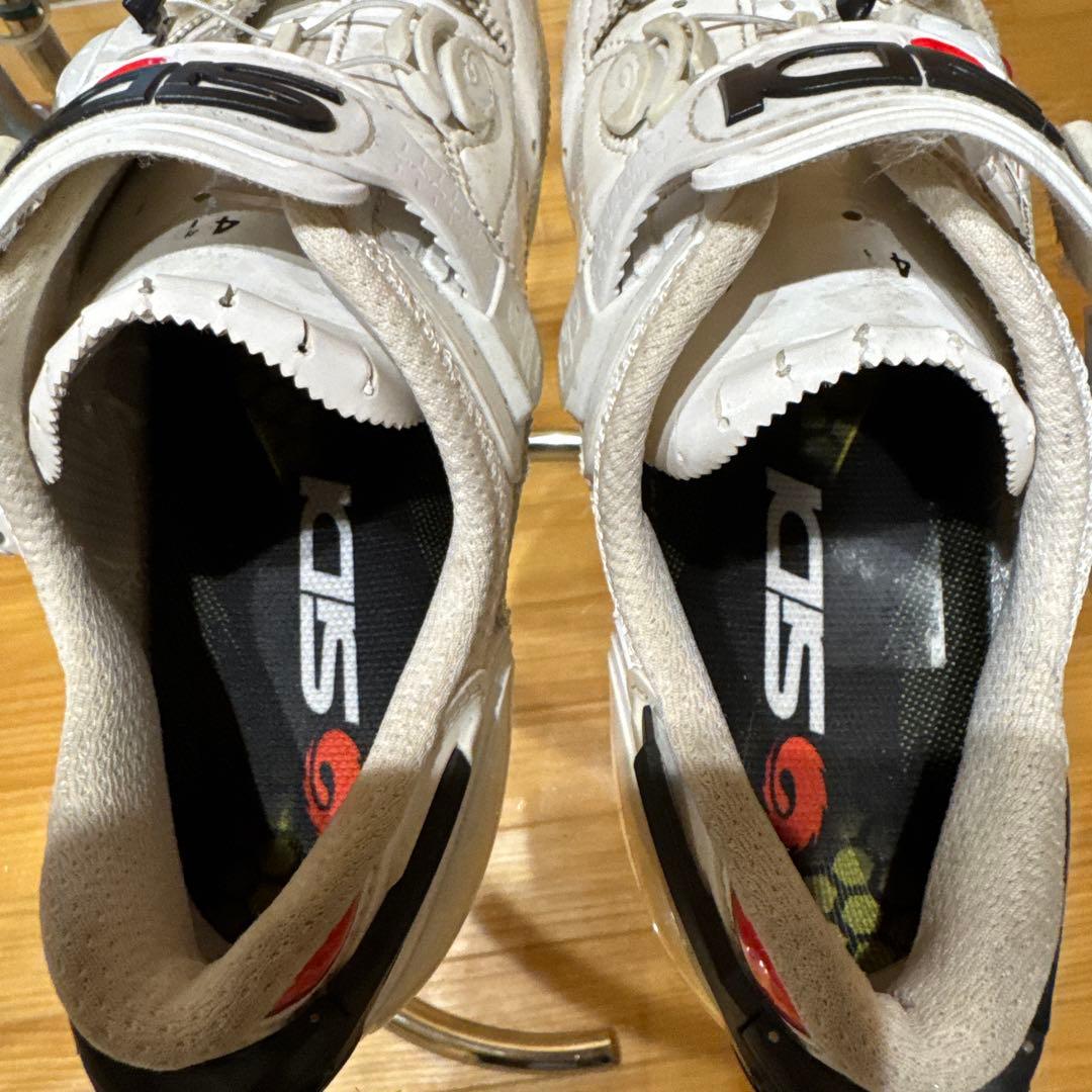 シディ SIDI エルゴ ERGO3カーボン　白 EU41 スピードプレイ専用