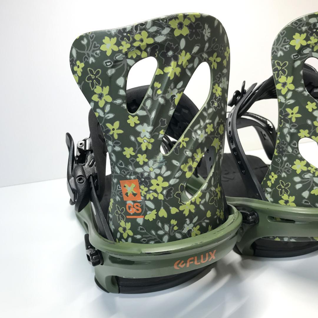 【良品】FLUX GS ビンディング 花柄 オリーブグリーン フラワー S/M