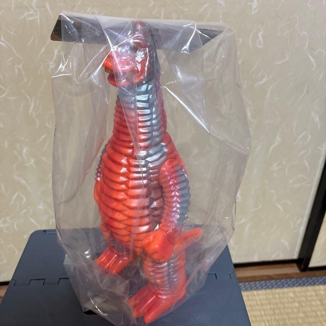 レッドキング450　マルサン　ソフビ　1970 オレンジver