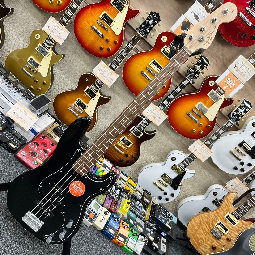 【11521】Squier by Fender PJ Bass black