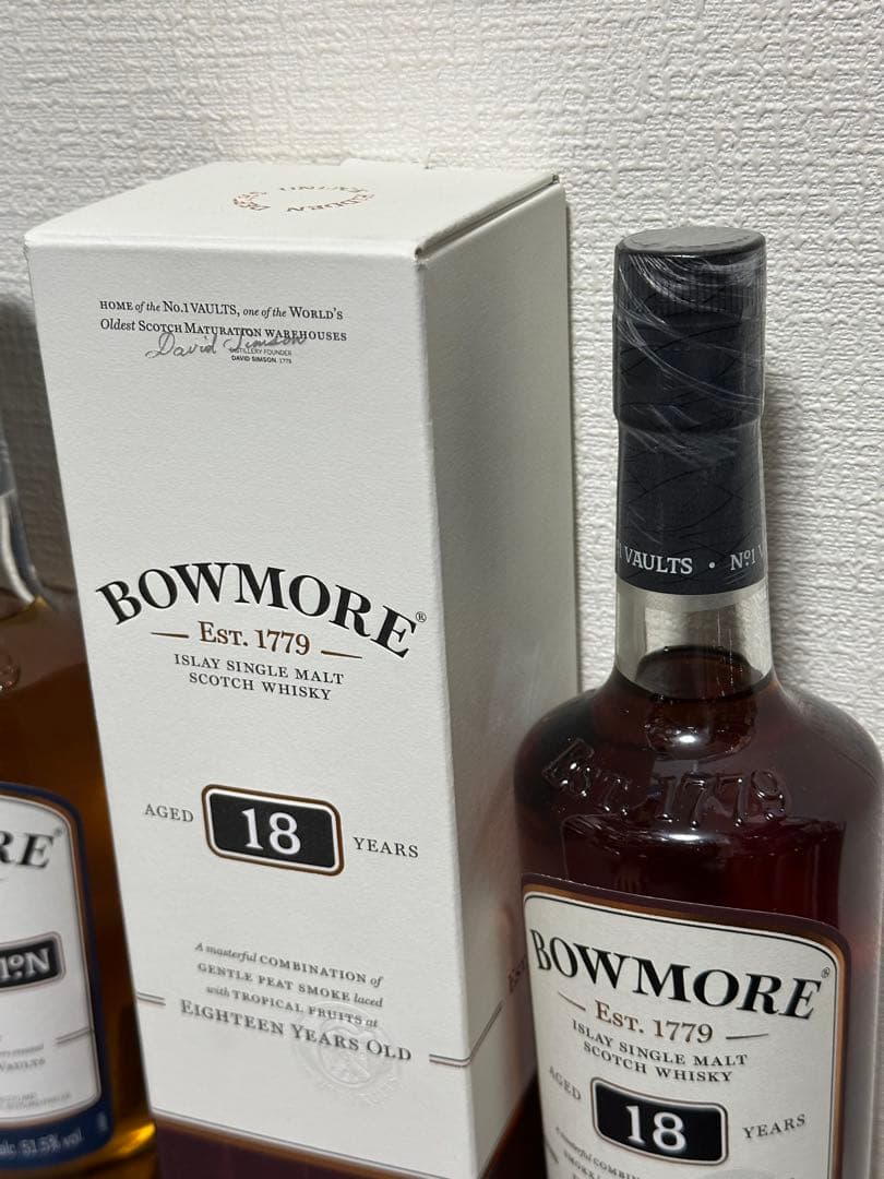 希少 BOWMORE ボウモア ヴォルトエディション & 18年 アイラの女王