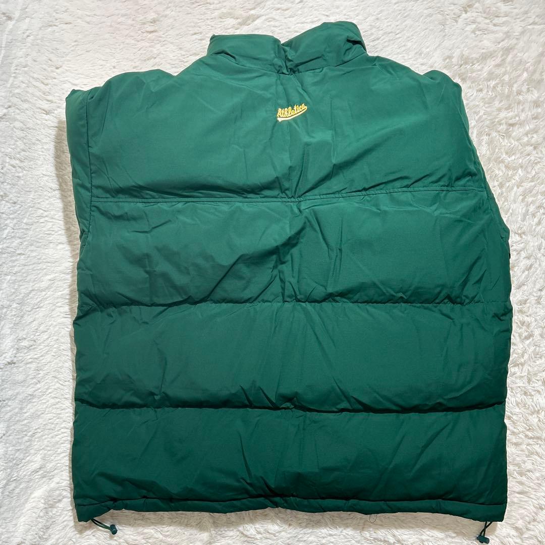 【美品】MLB オークランドアスレチックス　ダウンジャケット Perushu