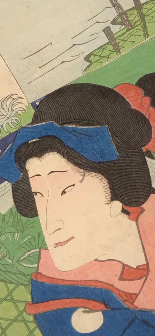 浮世絵版画、なぞ合三十六句豊原国周画、慶応3年出版（1867)