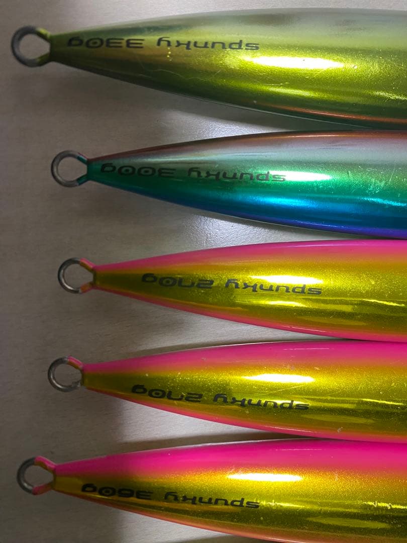 SFCメタルジグ 8個セット スパンキー7本、クランキー1本