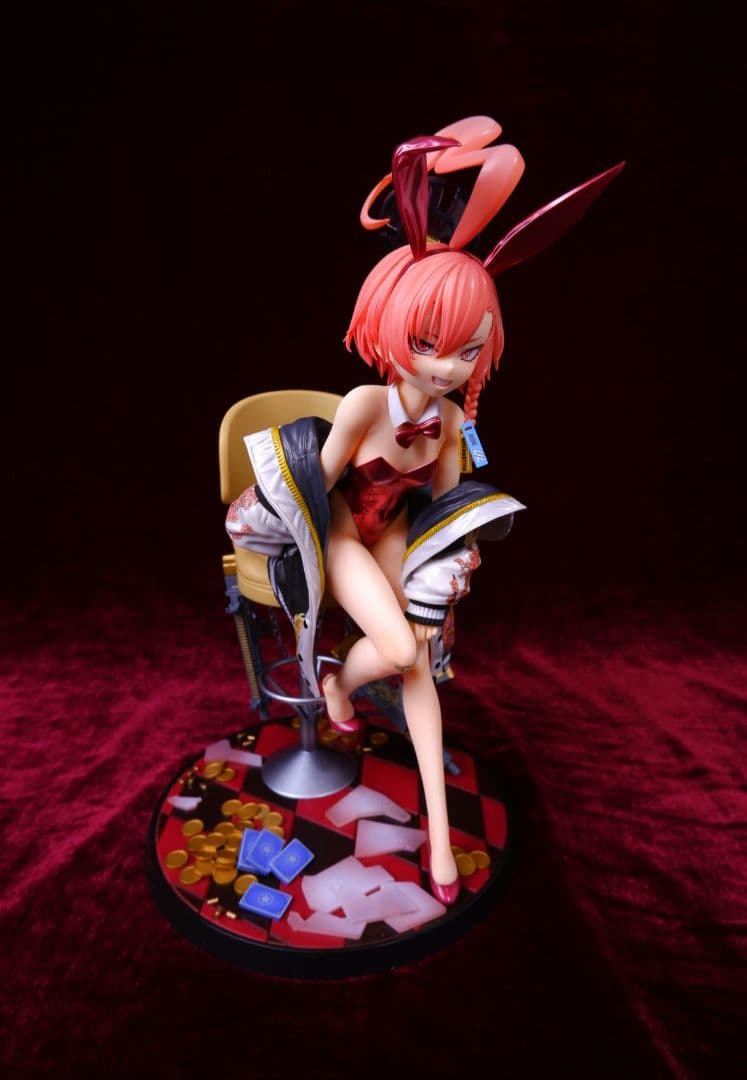 ブルーアーカイブ　美甘ネル　バニーガール　スピリテイル