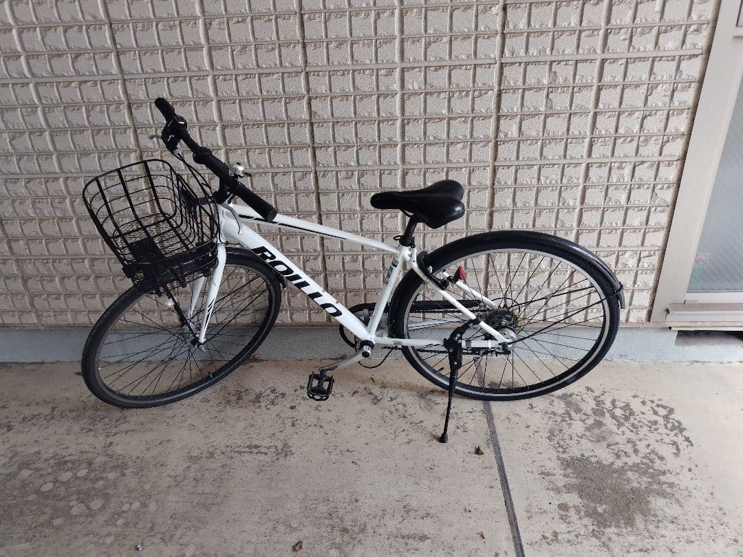 【交渉中】【整備済・引き取り限定】roillo ロイロー 自転車 27インチ 白