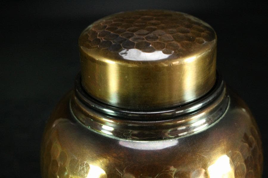 煎茶 銅製 茶器揃 共箱(K-XA866)