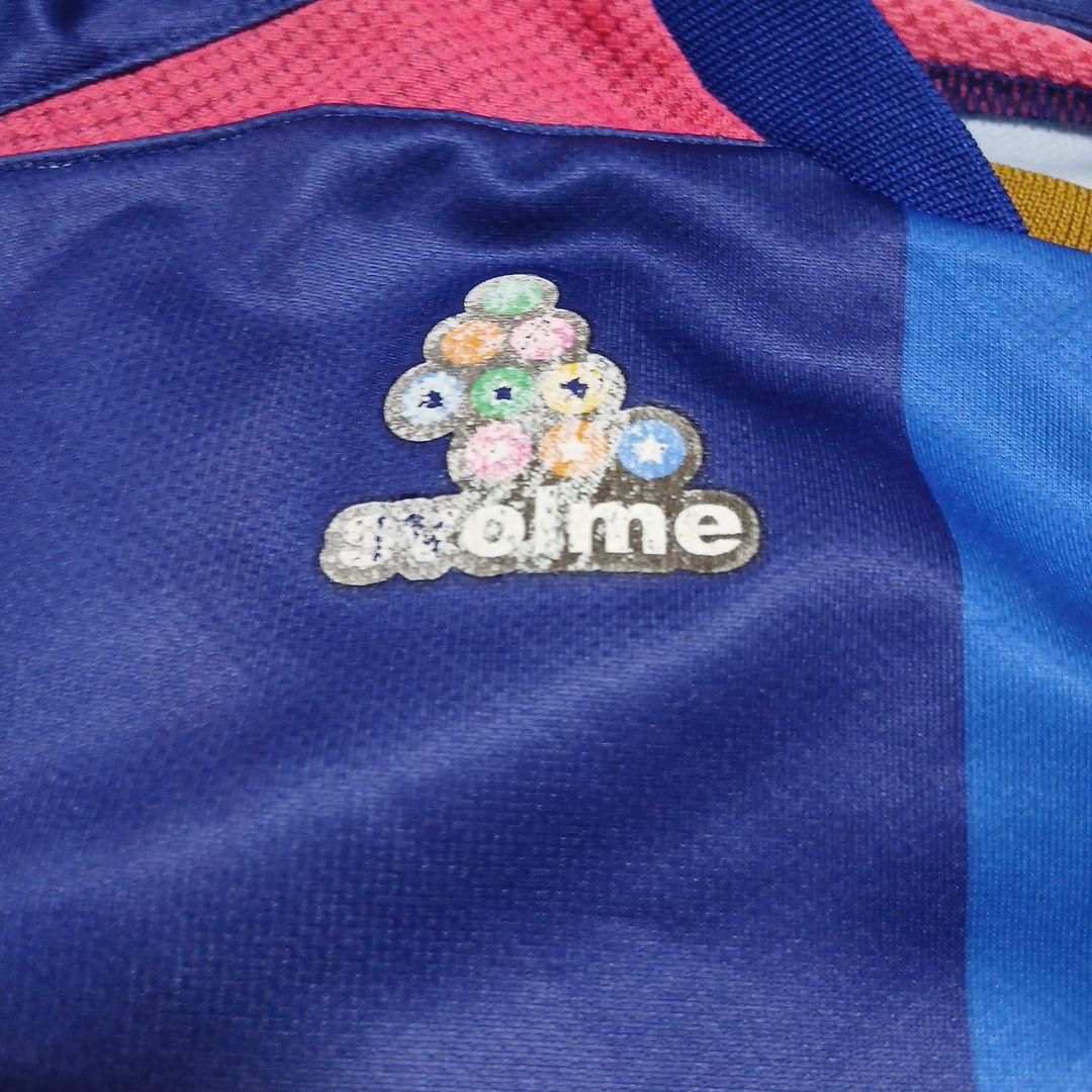 エクスワルメ サッカーシャツXS 青・ピンク