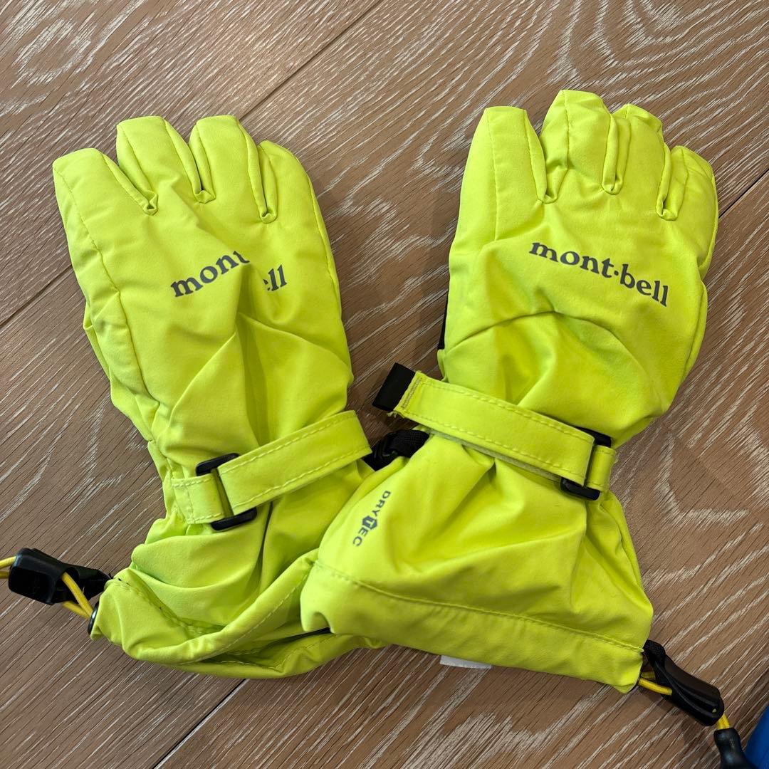 mont-bell 100 スキーウェア　4-6才用グローブ　セット売り