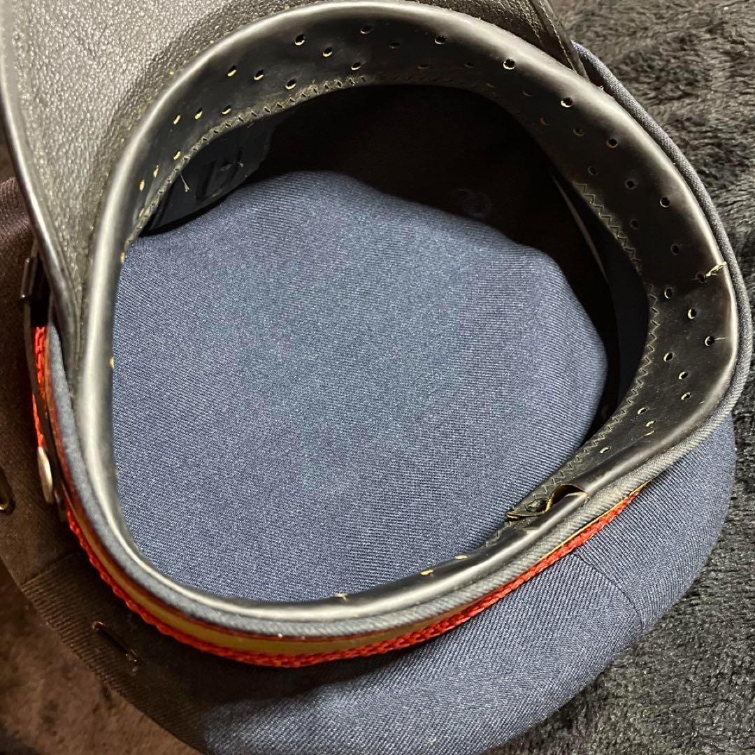 【国鉄】駅長用・助役用制帽2点◎北海道 室蘭地区放出品