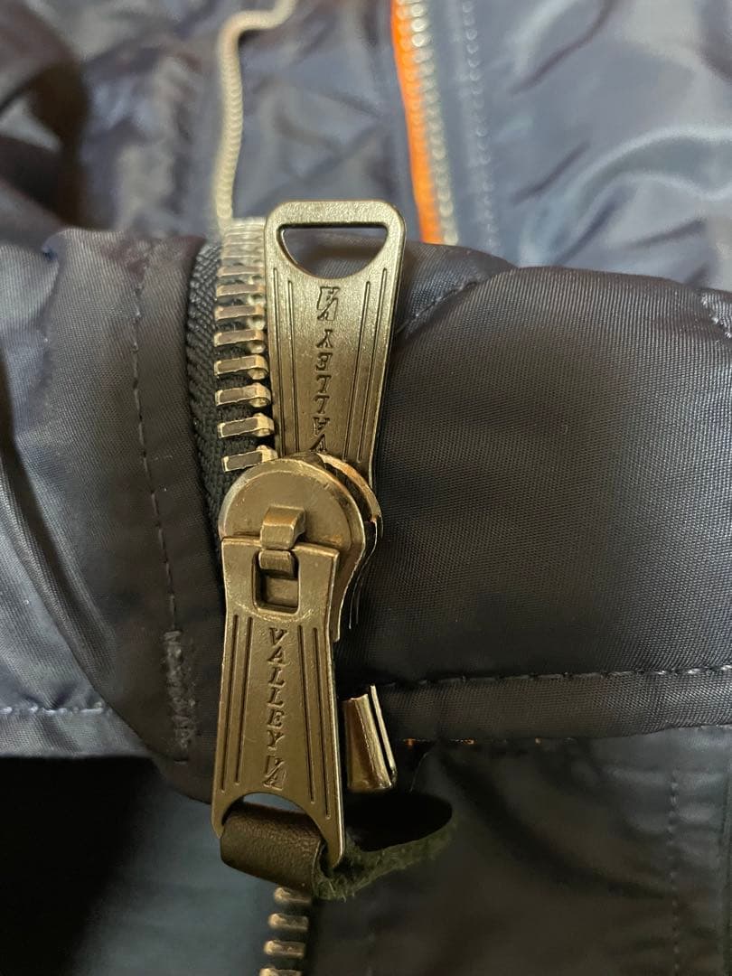 Valley Apparel フライトジャケット　MA-1 ネイビー