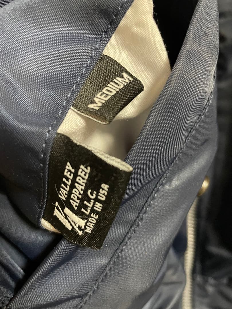 Valley Apparel フライトジャケット　MA-1 ネイビー